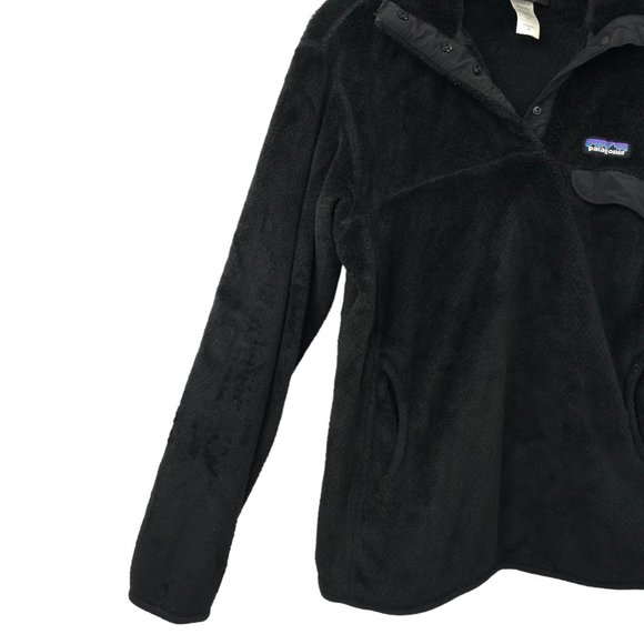 Patagonia Re-Tool Snap T Fleece Pullover Jacket Womens Medium 25442 Black - Picture 11 of 16